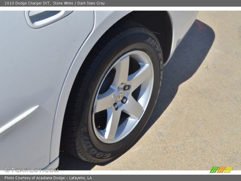 Stone White / Dark Slate Gray 2010 Dodge Charger SXT