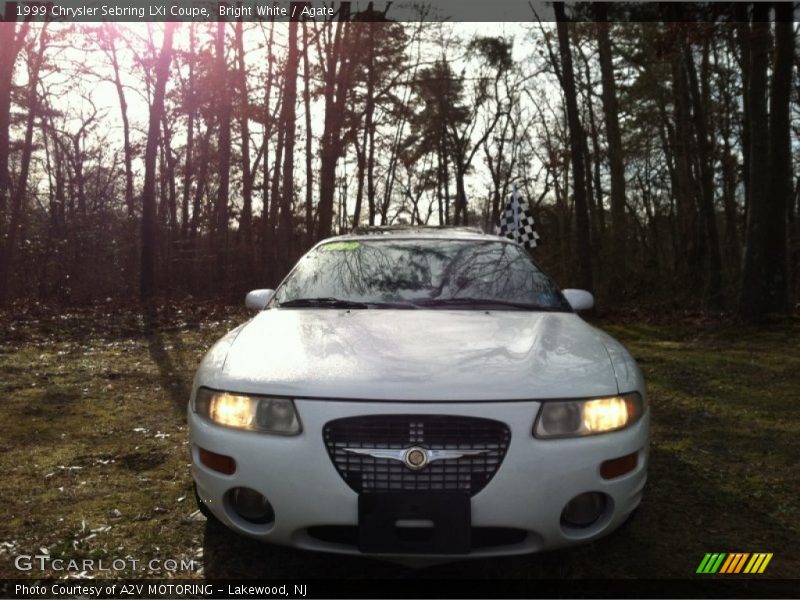 Bright White / Agate 1999 Chrysler Sebring LXi Coupe