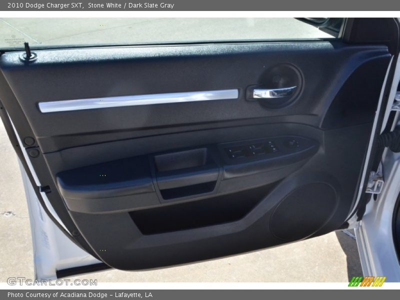 Stone White / Dark Slate Gray 2010 Dodge Charger SXT