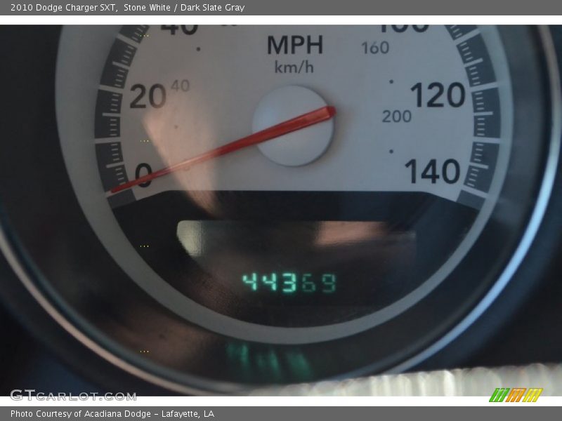 Stone White / Dark Slate Gray 2010 Dodge Charger SXT