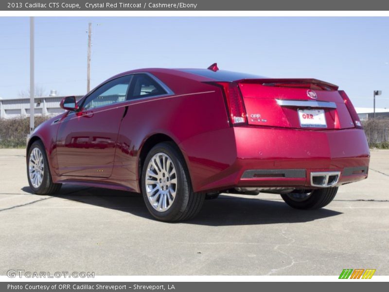 Crystal Red Tintcoat / Cashmere/Ebony 2013 Cadillac CTS Coupe