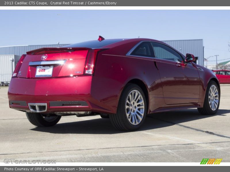 Crystal Red Tintcoat / Cashmere/Ebony 2013 Cadillac CTS Coupe