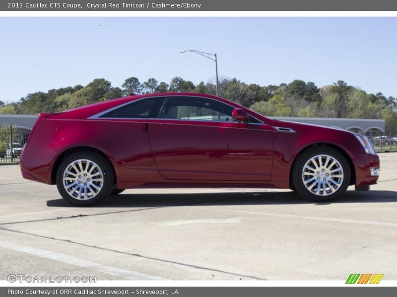 Crystal Red Tintcoat / Cashmere/Ebony 2013 Cadillac CTS Coupe