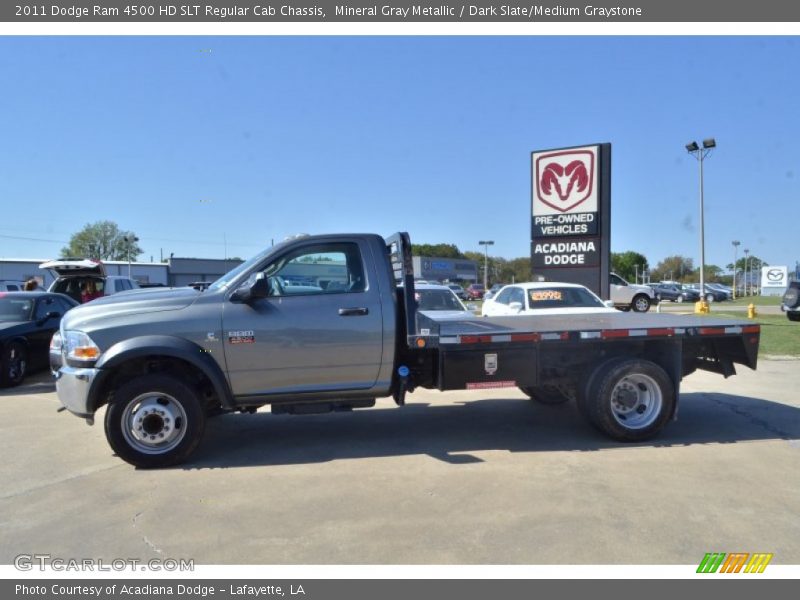 Mineral Gray Metallic / Dark Slate/Medium Graystone 2011 Dodge Ram 4500 HD SLT Regular Cab Chassis