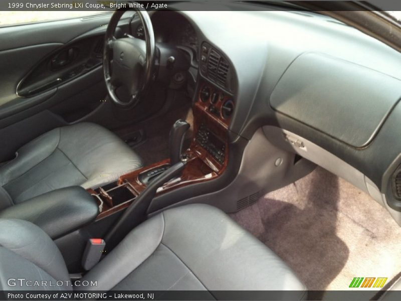 Bright White / Agate 1999 Chrysler Sebring LXi Coupe