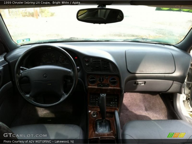 Bright White / Agate 1999 Chrysler Sebring LXi Coupe