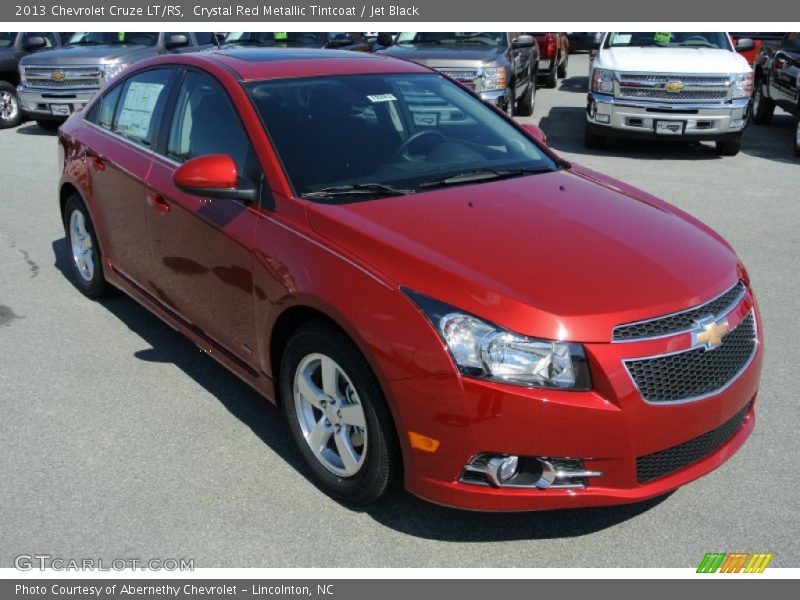 Crystal Red Metallic Tintcoat / Jet Black 2013 Chevrolet Cruze LT/RS