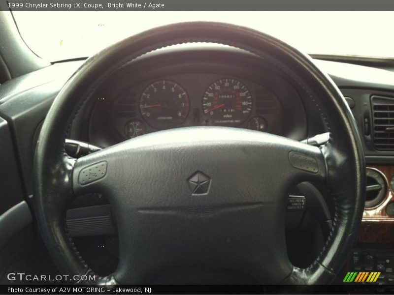 Bright White / Agate 1999 Chrysler Sebring LXi Coupe