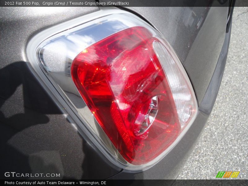 Grigio (Grey) / Tessuto Grigio/Nero (Grey/Black) 2012 Fiat 500 Pop