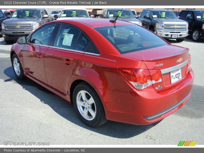 Crystal Red Metallic Tintcoat / Jet Black 2013 Chevrolet Cruze LT/RS