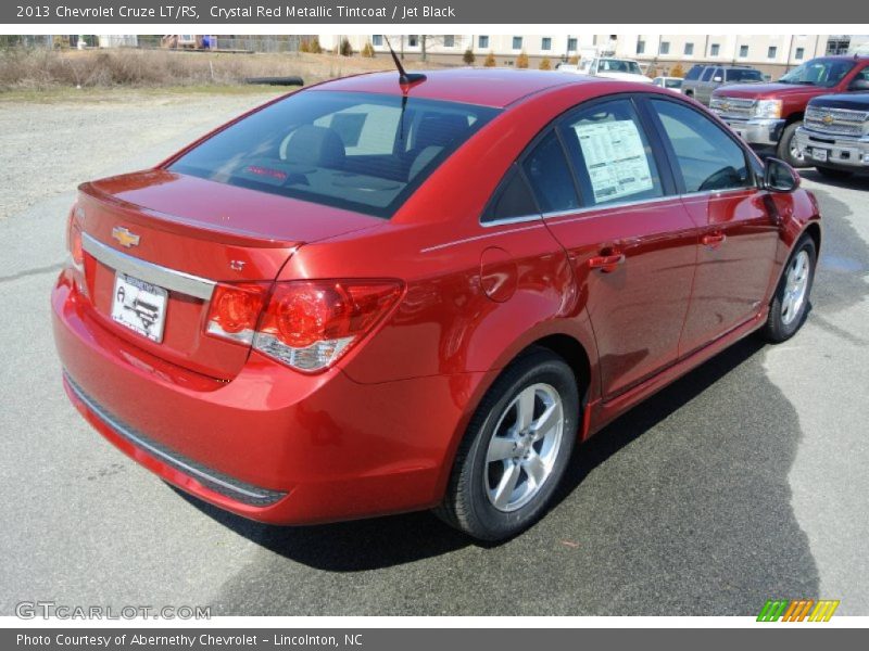 Crystal Red Metallic Tintcoat / Jet Black 2013 Chevrolet Cruze LT/RS