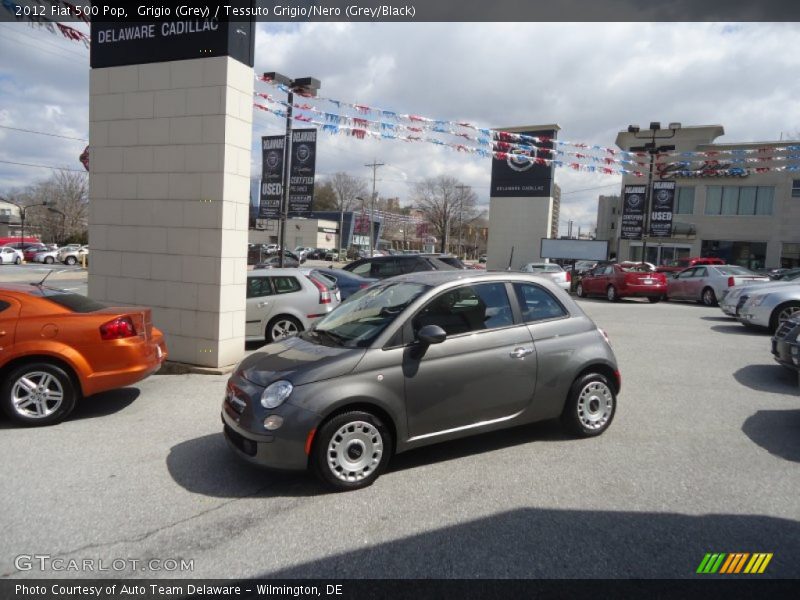 Grigio (Grey) / Tessuto Grigio/Nero (Grey/Black) 2012 Fiat 500 Pop