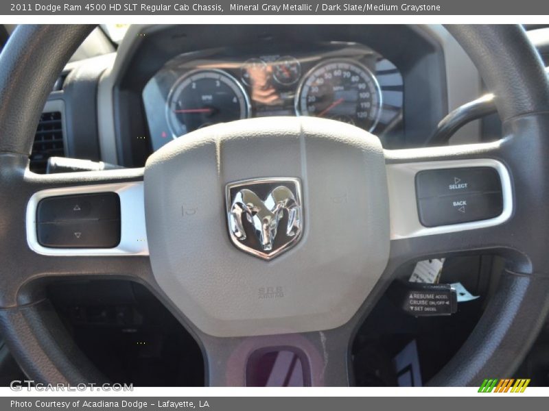 Mineral Gray Metallic / Dark Slate/Medium Graystone 2011 Dodge Ram 4500 HD SLT Regular Cab Chassis