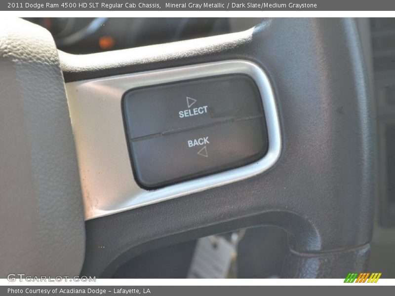 Mineral Gray Metallic / Dark Slate/Medium Graystone 2011 Dodge Ram 4500 HD SLT Regular Cab Chassis