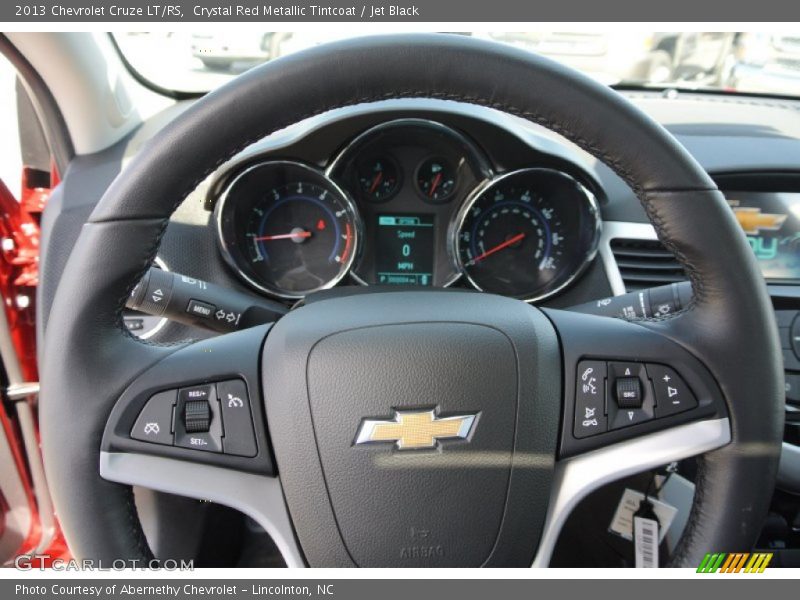 Crystal Red Metallic Tintcoat / Jet Black 2013 Chevrolet Cruze LT/RS