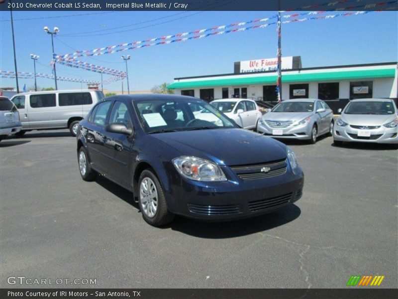 Imperial Blue Metallic / Gray 2010 Chevrolet Cobalt LS Sedan