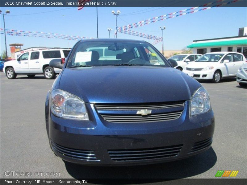 Imperial Blue Metallic / Gray 2010 Chevrolet Cobalt LS Sedan