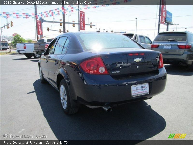 Imperial Blue Metallic / Gray 2010 Chevrolet Cobalt LS Sedan