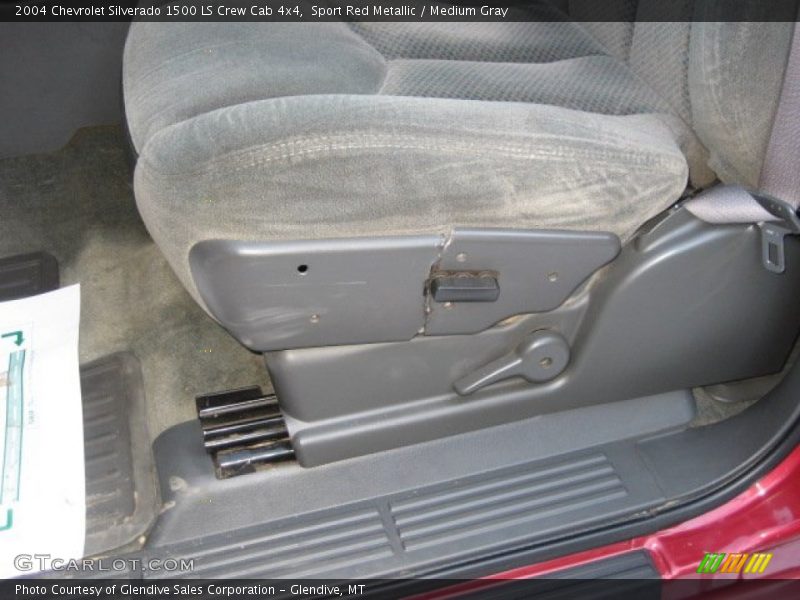 Sport Red Metallic / Medium Gray 2004 Chevrolet Silverado 1500 LS Crew Cab 4x4