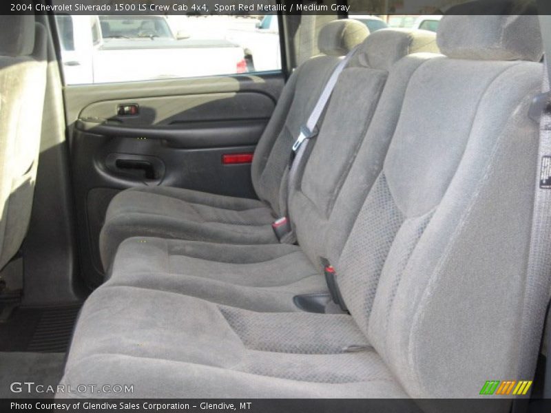 Sport Red Metallic / Medium Gray 2004 Chevrolet Silverado 1500 LS Crew Cab 4x4