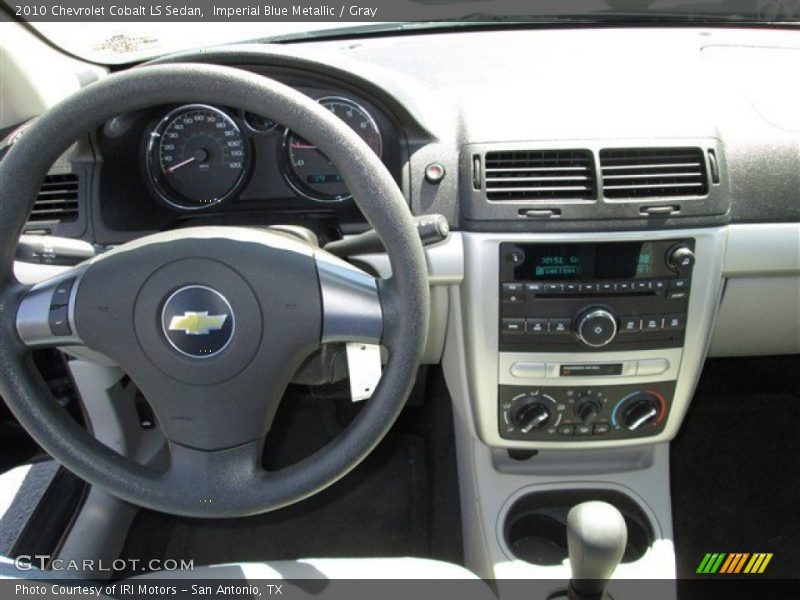 Imperial Blue Metallic / Gray 2010 Chevrolet Cobalt LS Sedan