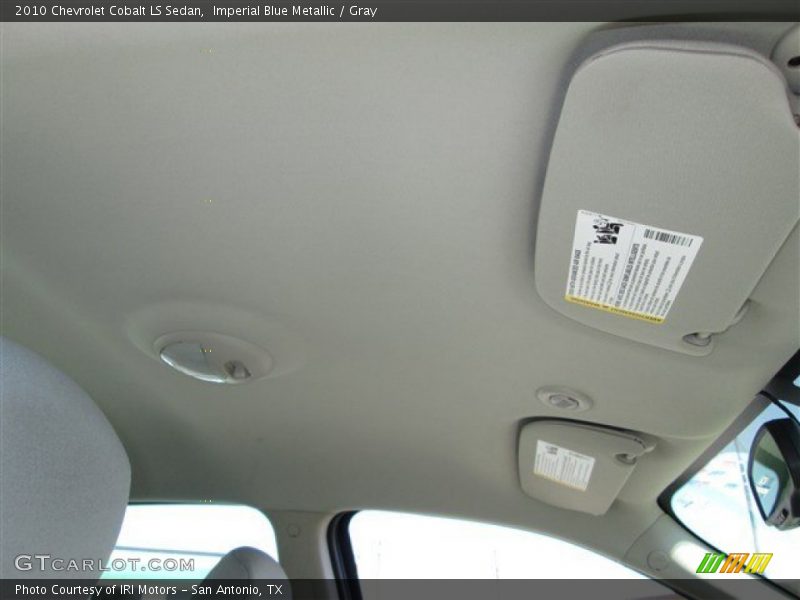Imperial Blue Metallic / Gray 2010 Chevrolet Cobalt LS Sedan