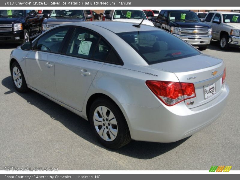 Silver Ice Metallic / Jet Black/Medium Titanium 2013 Chevrolet Cruze LS