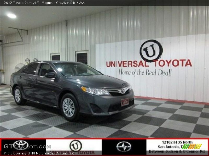 Magnetic Gray Metallic / Ash 2012 Toyota Camry LE