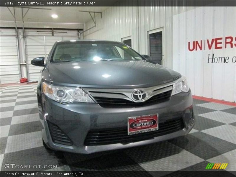 Magnetic Gray Metallic / Ash 2012 Toyota Camry LE