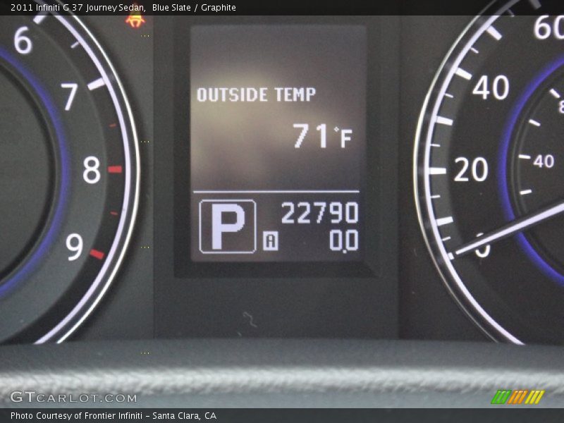 Blue Slate / Graphite 2011 Infiniti G 37 Journey Sedan