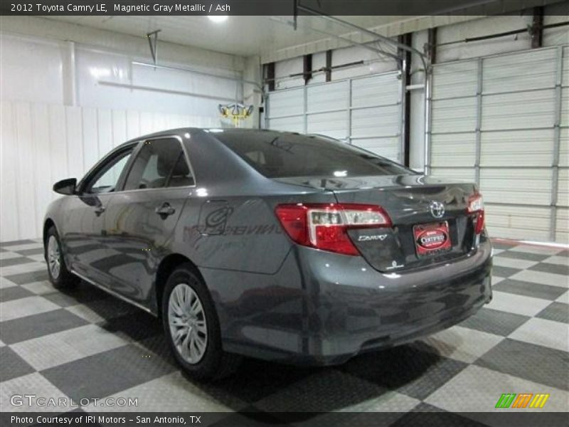 Magnetic Gray Metallic / Ash 2012 Toyota Camry LE
