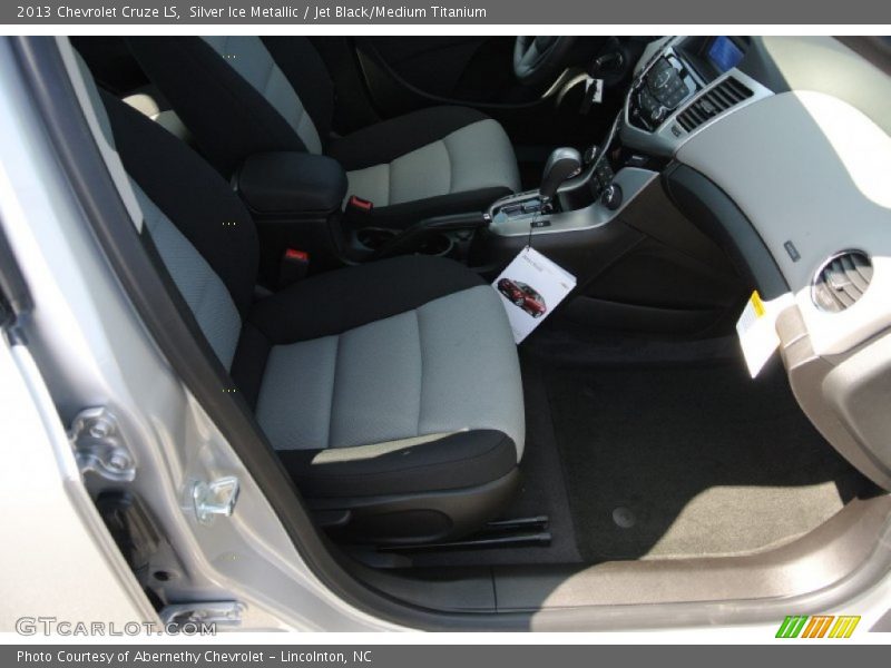 Silver Ice Metallic / Jet Black/Medium Titanium 2013 Chevrolet Cruze LS
