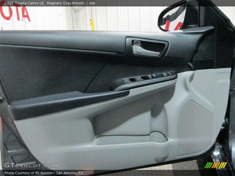 Magnetic Gray Metallic / Ash 2012 Toyota Camry LE