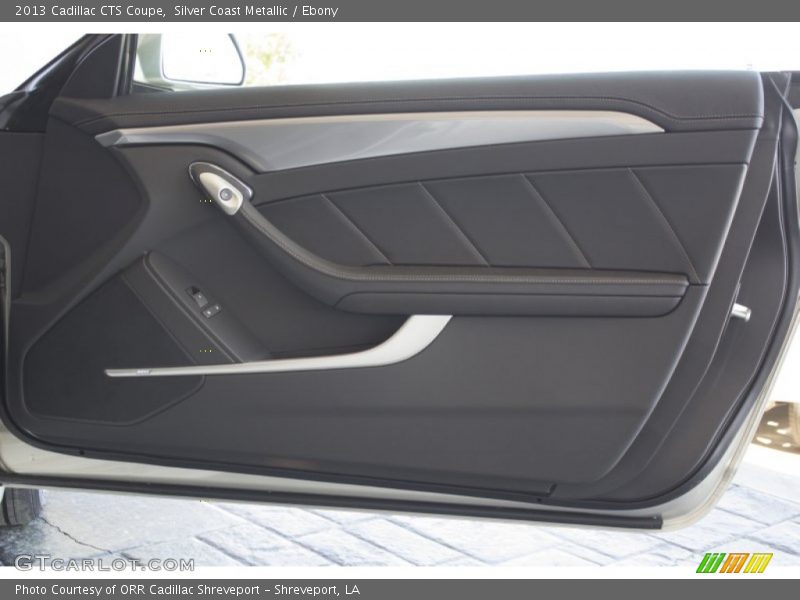 Silver Coast Metallic / Ebony 2013 Cadillac CTS Coupe