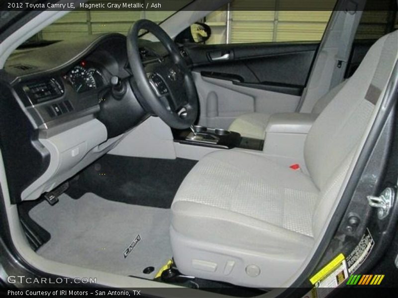Magnetic Gray Metallic / Ash 2012 Toyota Camry LE