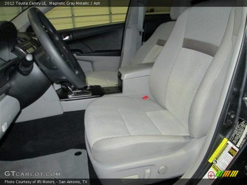 Magnetic Gray Metallic / Ash 2012 Toyota Camry LE