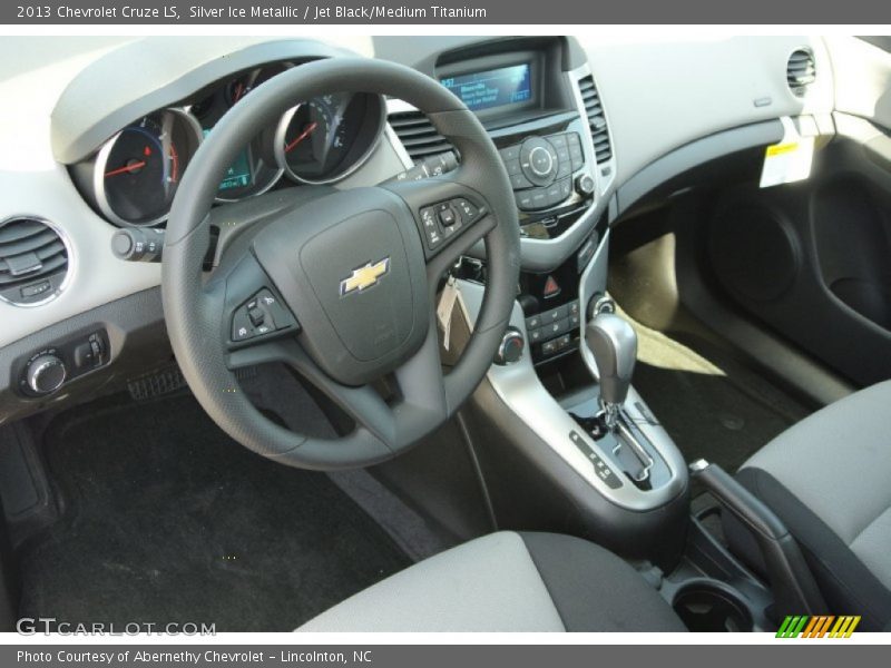Silver Ice Metallic / Jet Black/Medium Titanium 2013 Chevrolet Cruze LS