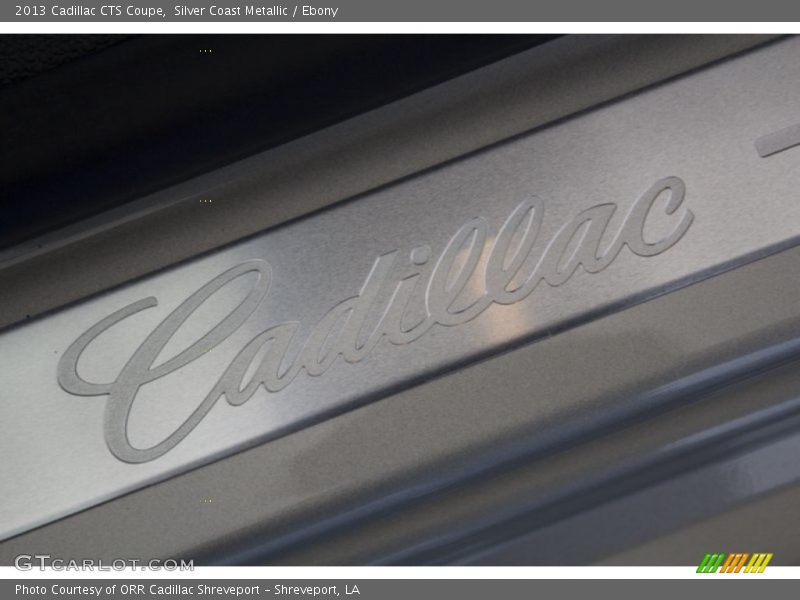 Silver Coast Metallic / Ebony 2013 Cadillac CTS Coupe