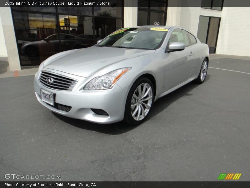 Liquid Platinum / Stone 2009 Infiniti G 37 Journey Coupe