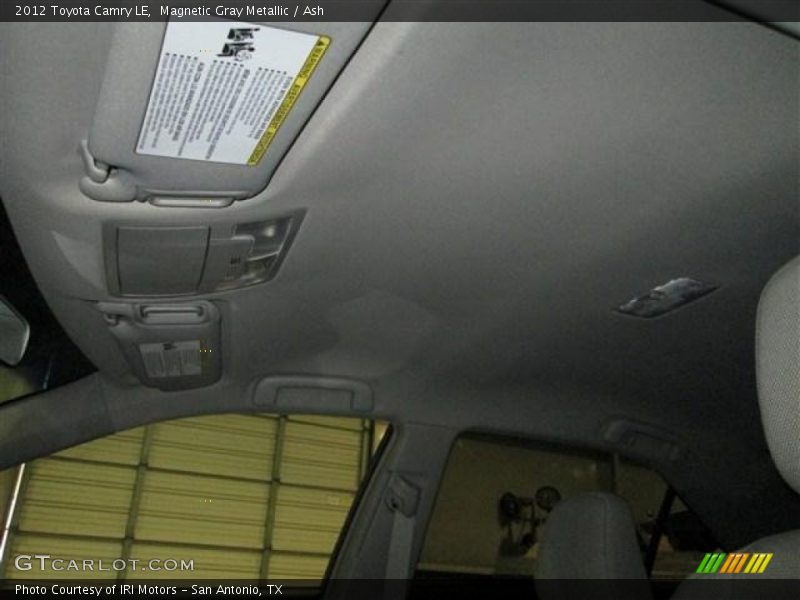 Magnetic Gray Metallic / Ash 2012 Toyota Camry LE