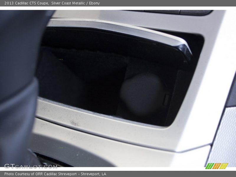 Silver Coast Metallic / Ebony 2013 Cadillac CTS Coupe