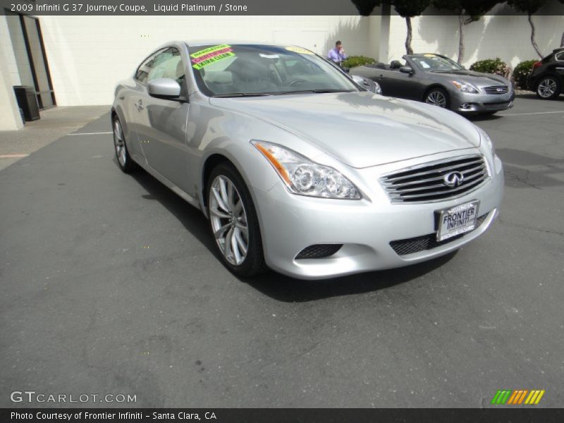 Liquid Platinum / Stone 2009 Infiniti G 37 Journey Coupe