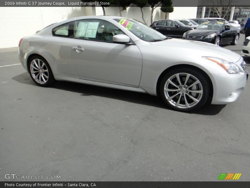 Liquid Platinum / Stone 2009 Infiniti G 37 Journey Coupe