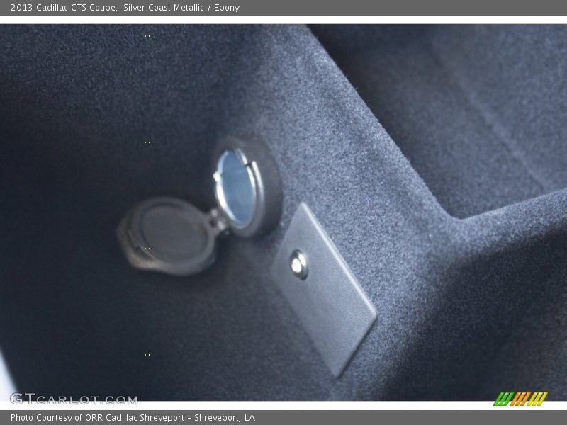 Silver Coast Metallic / Ebony 2013 Cadillac CTS Coupe