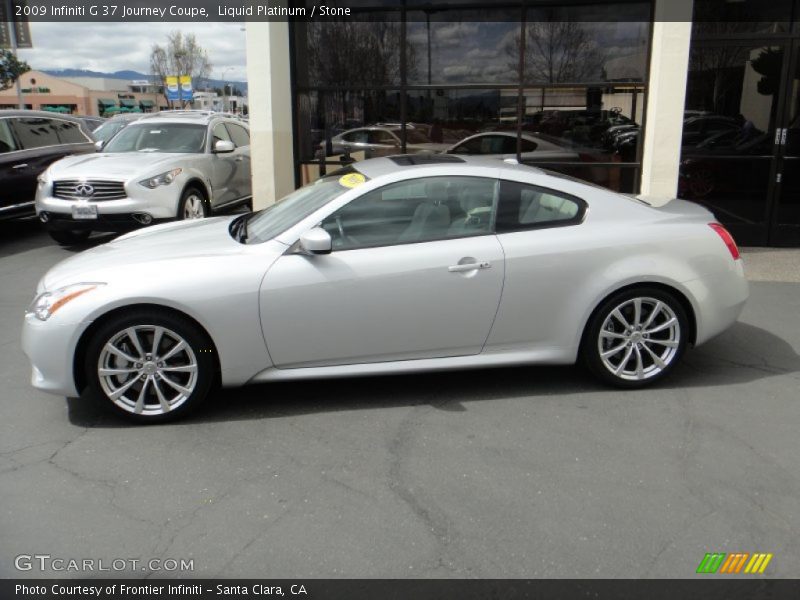 Liquid Platinum / Stone 2009 Infiniti G 37 Journey Coupe