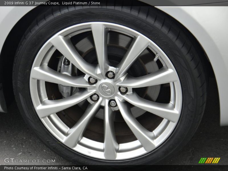 Liquid Platinum / Stone 2009 Infiniti G 37 Journey Coupe