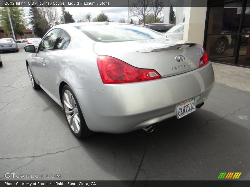 Liquid Platinum / Stone 2009 Infiniti G 37 Journey Coupe