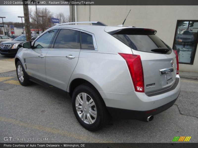 Radiant Silver / Ebony/Titanium 2010 Cadillac SRX 4 V6 AWD