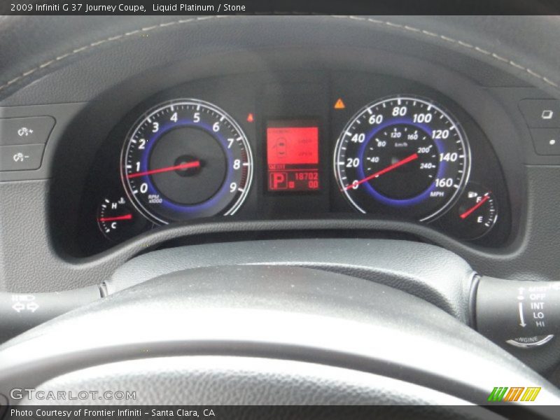 Liquid Platinum / Stone 2009 Infiniti G 37 Journey Coupe