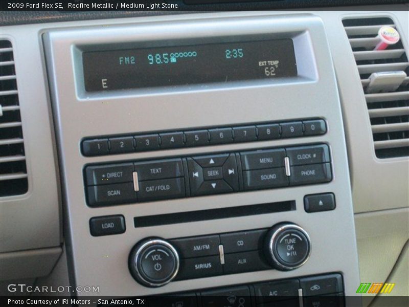 Redfire Metallic / Medium Light Stone 2009 Ford Flex SE